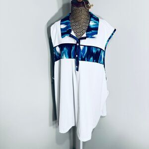 Coral Bay Golf Coastal Sleeveless Top 3XL